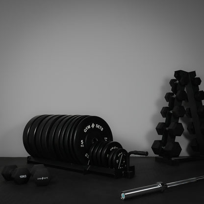 GymSets Extended Weight Plate Storage Rack