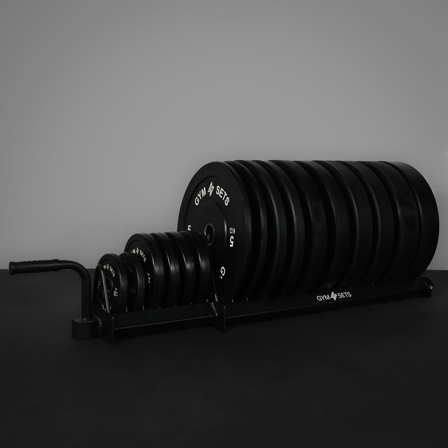 GymSets Extended Weight Plate Storage Rack