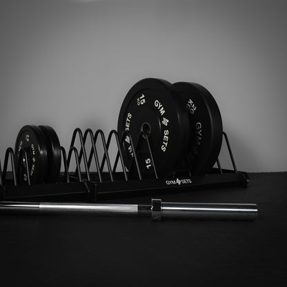 GymSets Extended Weight Plate Storage Rack