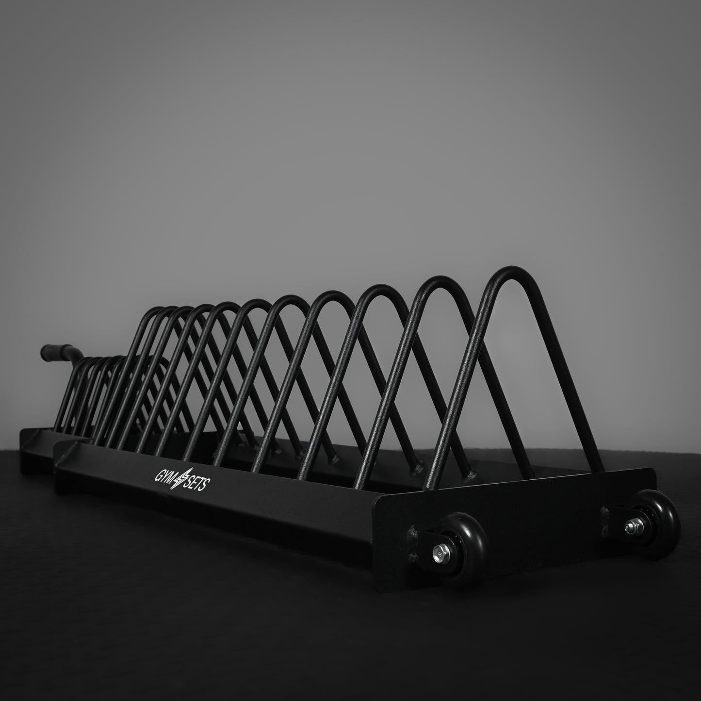GymSets Extended Weight Plate Storage Rack
