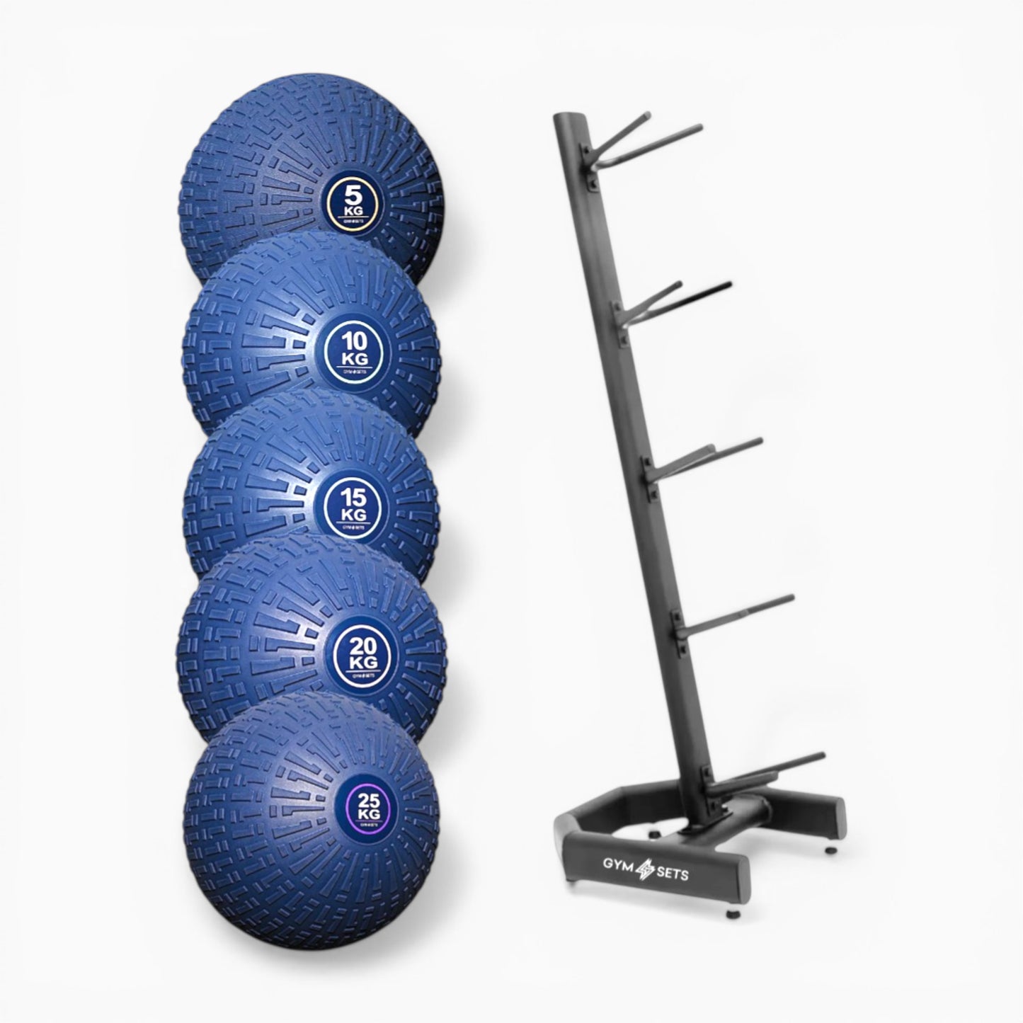 GymSets Slam Ball Set With Rack