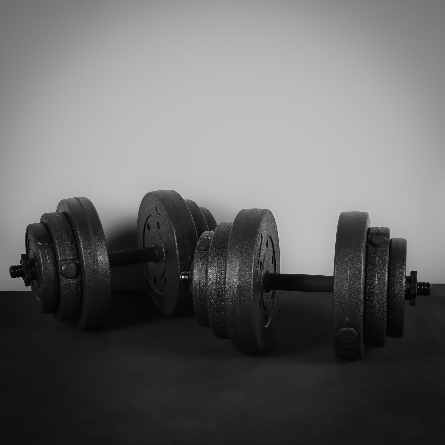 GymSets Vinyl 30kg Adjustable Dumbbell Set