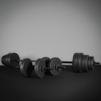 GymSets Adjustable Dumbbell Barbell Set V2
