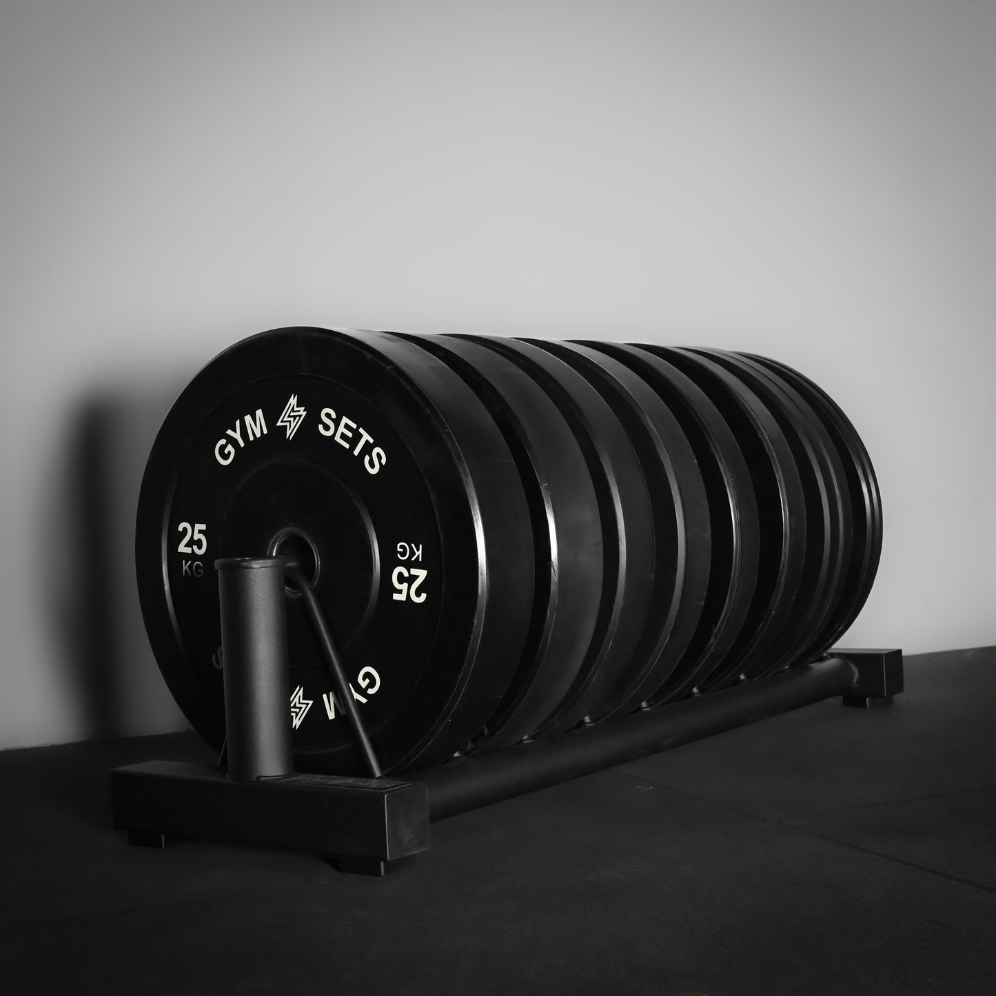 GymSets Standard Weight Plate Storage Rack