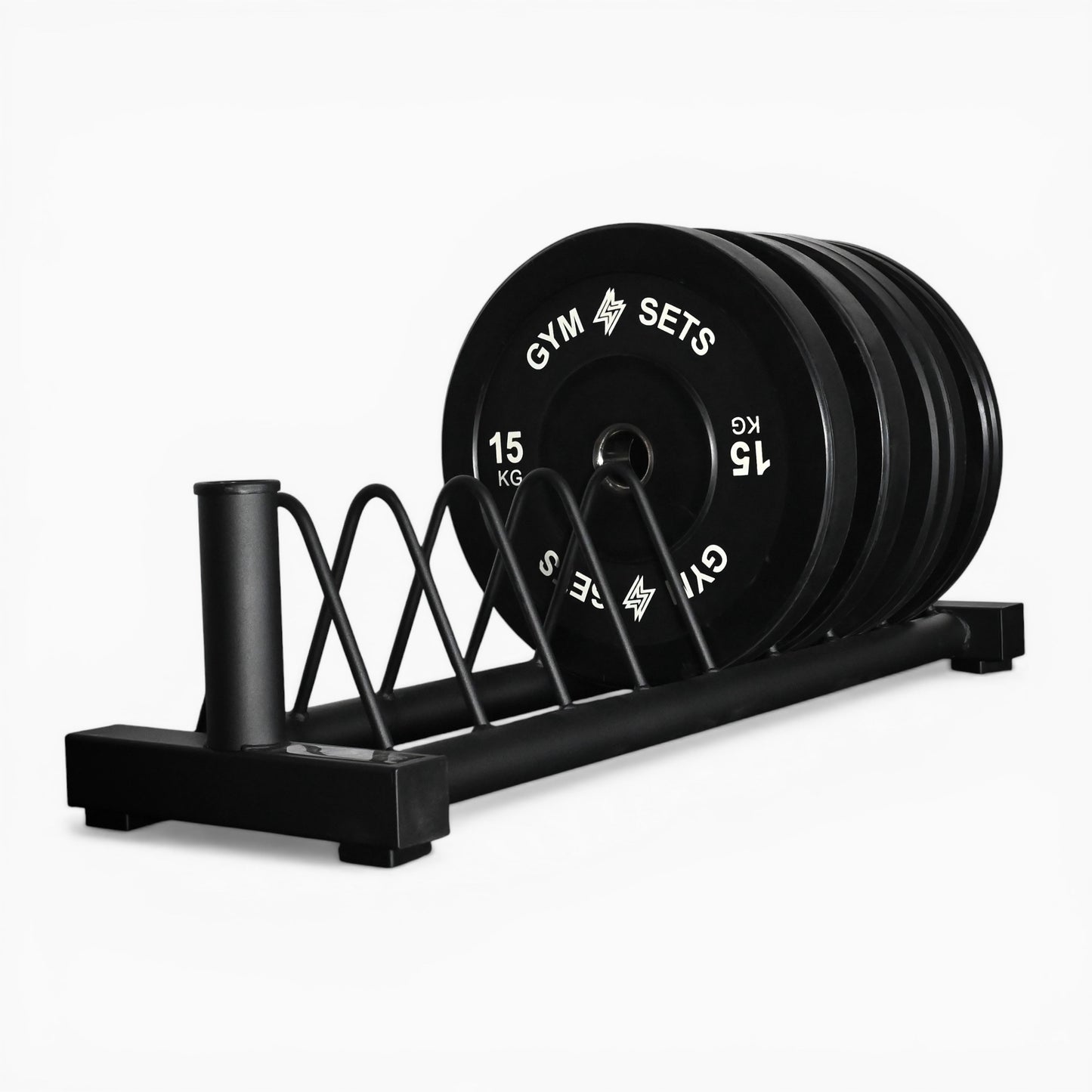 GymSets Standard Weight Plate Storage Rack