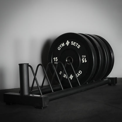 GymSets Standard Weight Plate Storage Rack