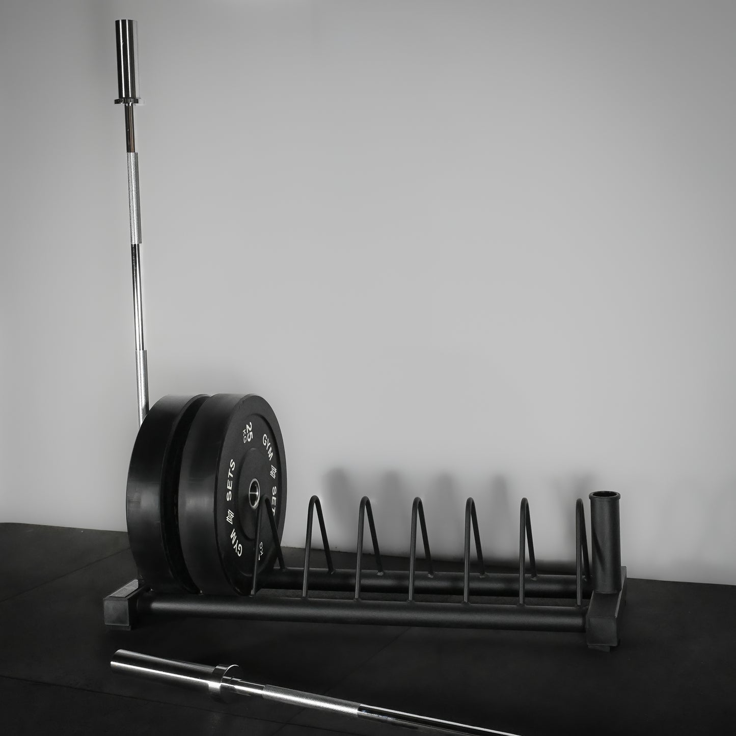 GymSets Standard Weight Plate Storage Rack
