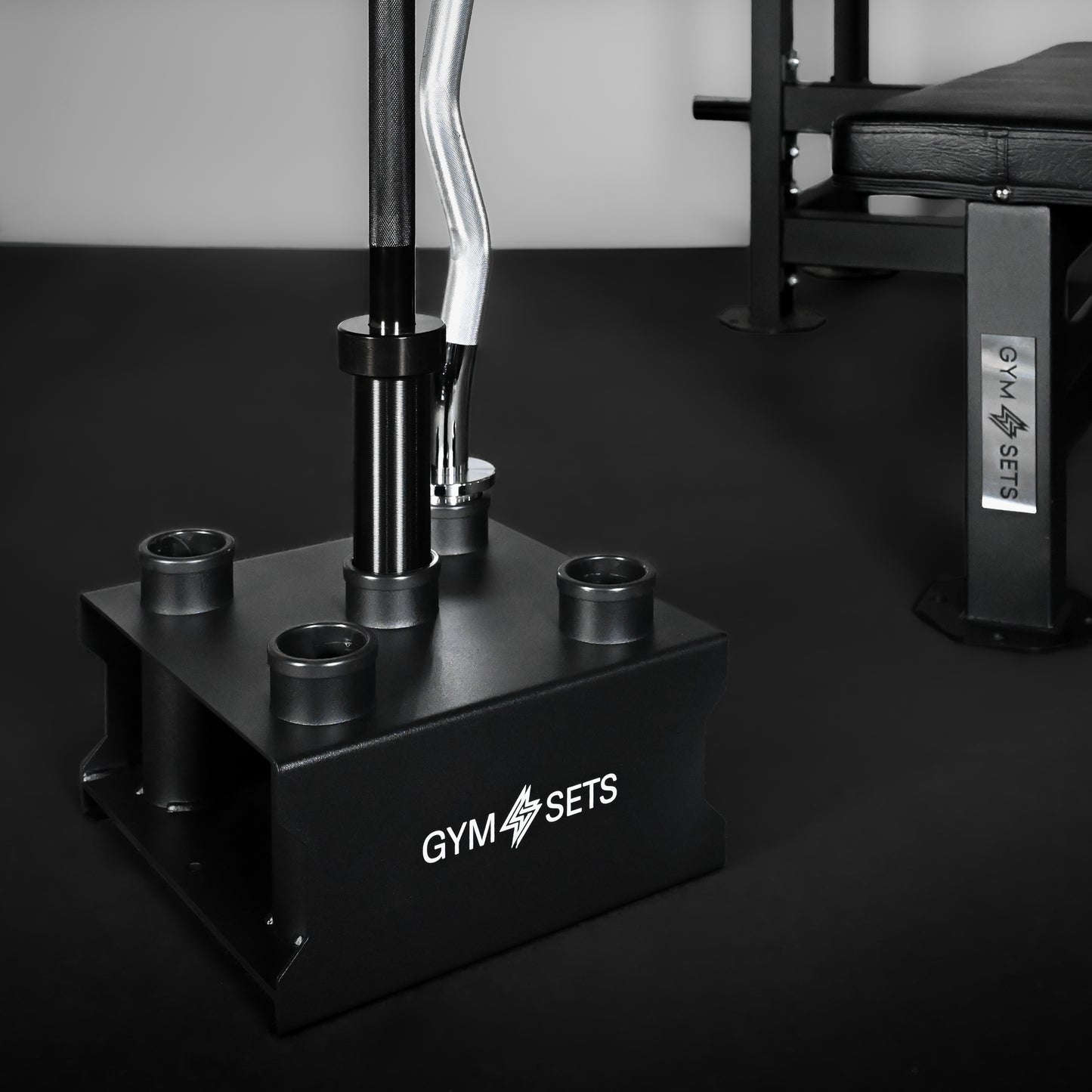 GymSets 5 Olympic Bar Floor Stand