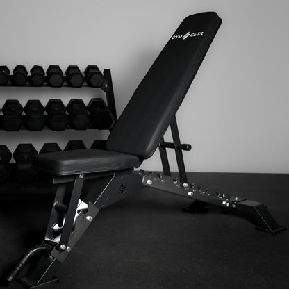 GYMSETS™ Tri Leg Commercial Gym Weight Bench (V2)