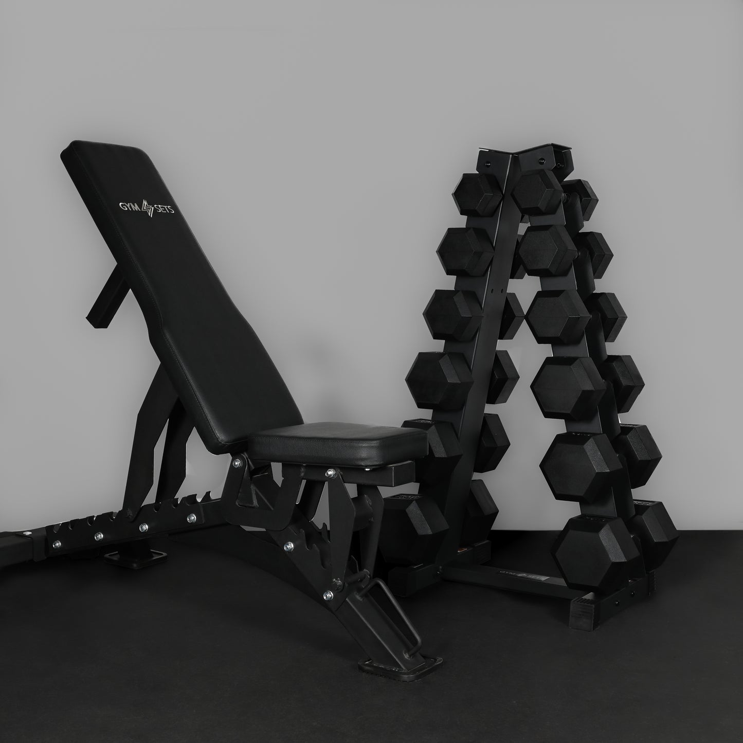 GYMSETS™ Tri Leg Commercial Gym Weight Bench