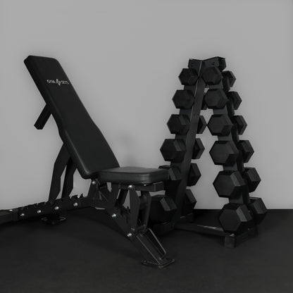 GYMSETS™ Tri Leg Commercial Gym Weight Bench