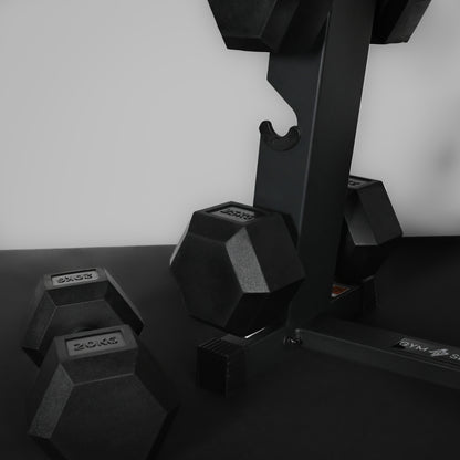 5 & 6 Tier Hex Dumbbell Tree Rack