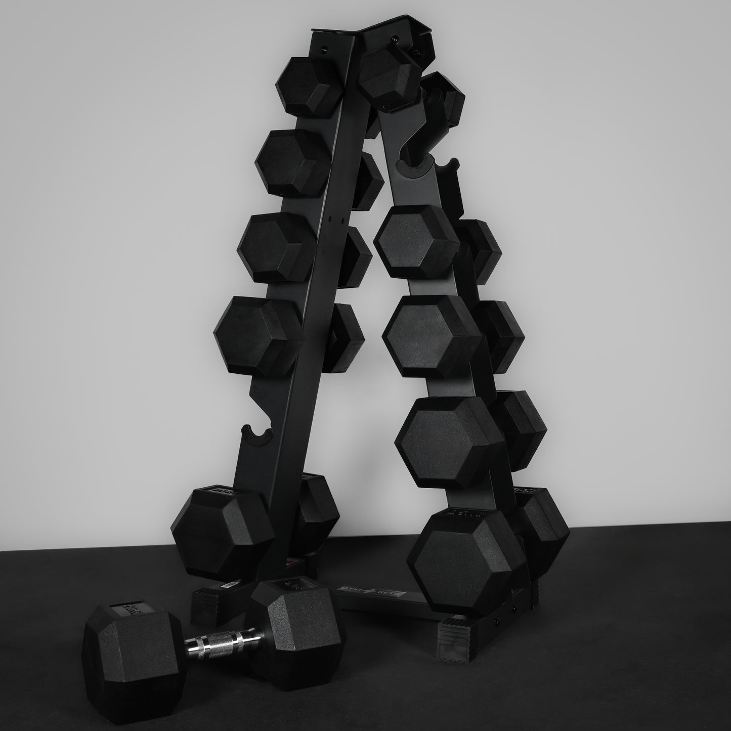 5 & 6 Tier Hex Dumbbell Tree Rack