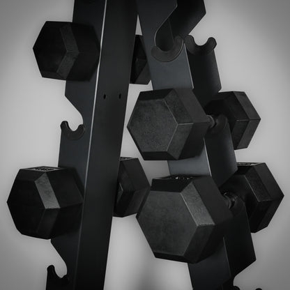 5 & 6 Tier Hex Dumbbell Tree Rack