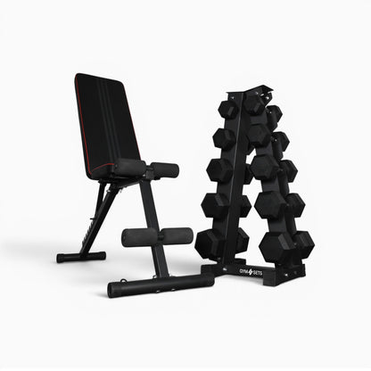 5 & 6 Tier Hex Dumbbell Tree Rack
