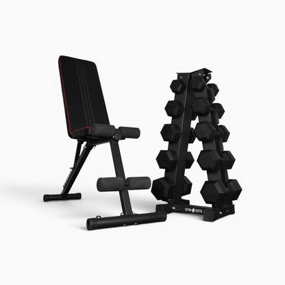 5 & 6 Tier Hex Dumbbell Tree Rack