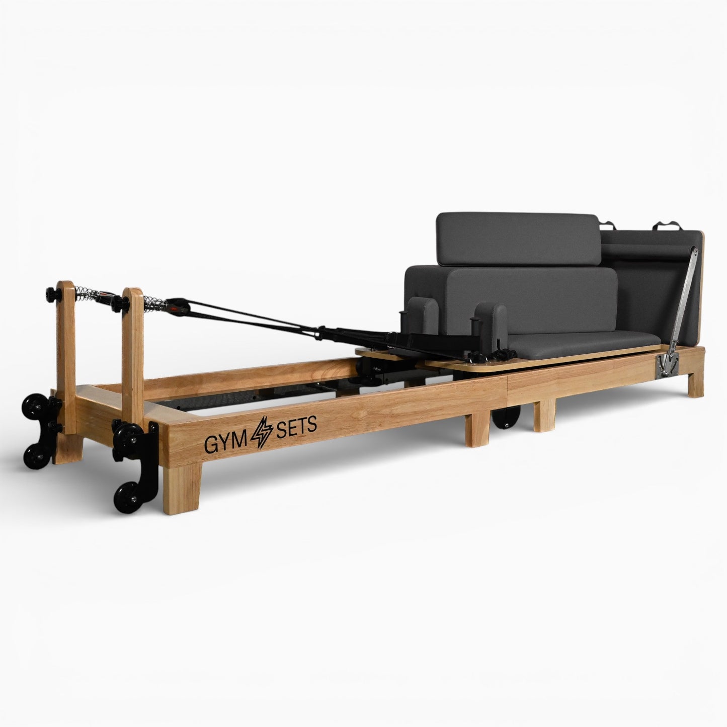 GymSets Oak Reformer Pilates Machine