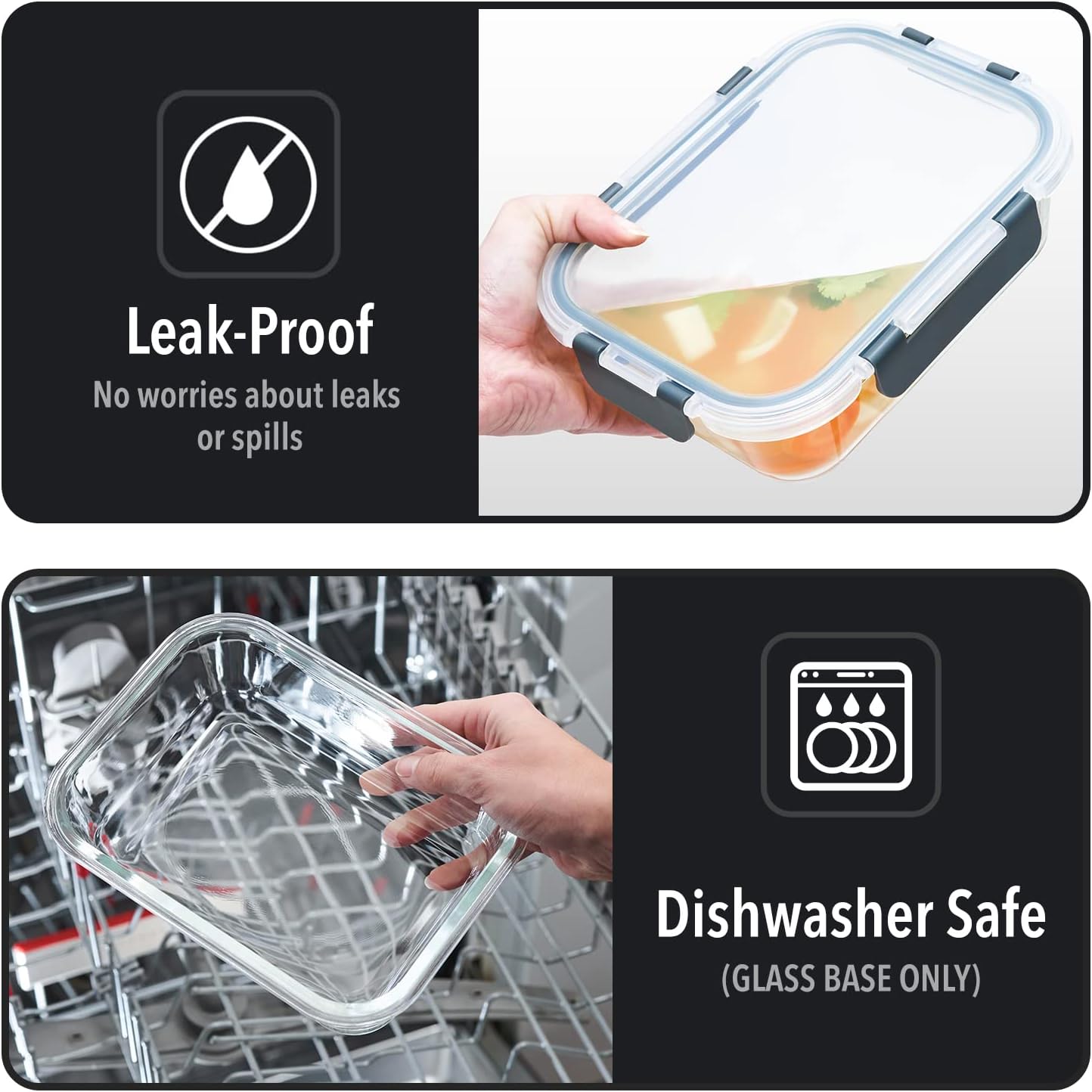 Discover The Best Glass Meal Prep Containers With Lids For Fresh, Reusable Food Storage. Perfect For Meal Prep, Lunch Boxes & Reducing Plastic. Buy Now!"