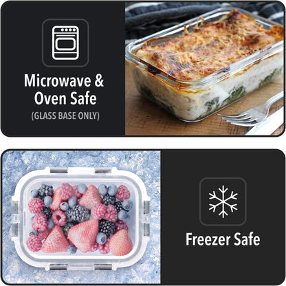 Discover The Best Glass Meal Prep Containers With Lids For Fresh, Reusable Food Storage. Perfect For Meal Prep, Lunch Boxes & Reducing Plastic. Buy Now!"