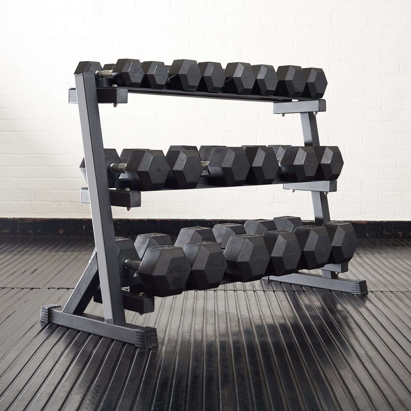 Huge Dumbbell Rack with Dumbbells 2.5 30kg Home Gym Set Pair Weights GYM SETS UK