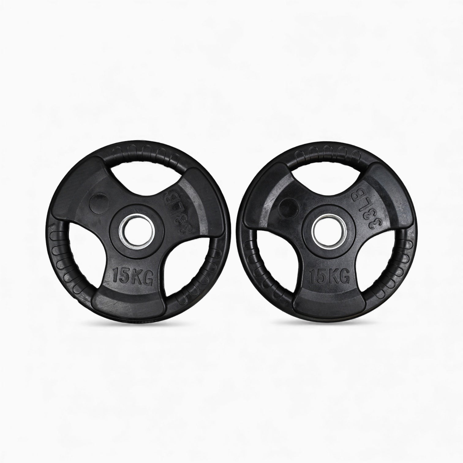 Durable Tri-Grip Olympic Weight Plates | Ergonomic & Easy To Handle