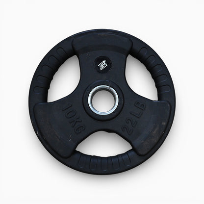 Durable Tri-Grip Olympic Weight Plates | Ergonomic & Easy To Handle