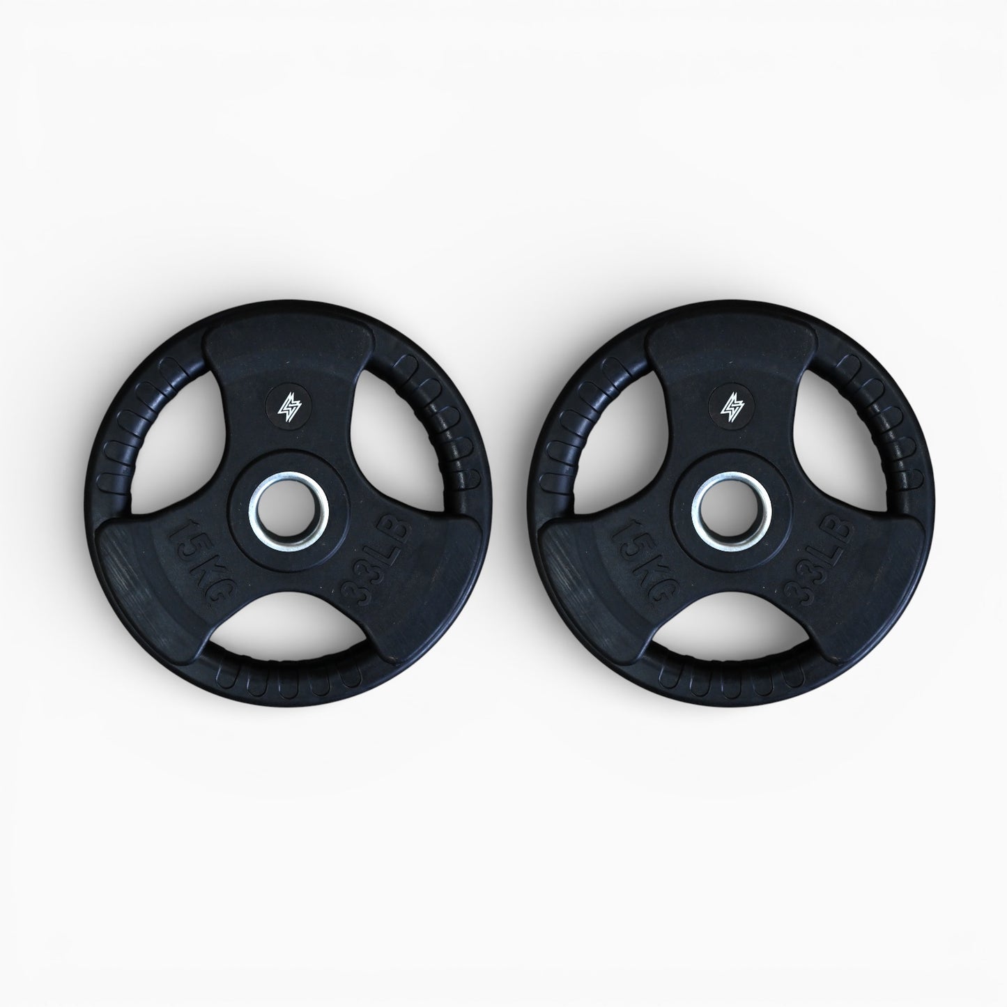 Durable Tri-Grip Olympic Weight Plates | Ergonomic & Easy To Handle