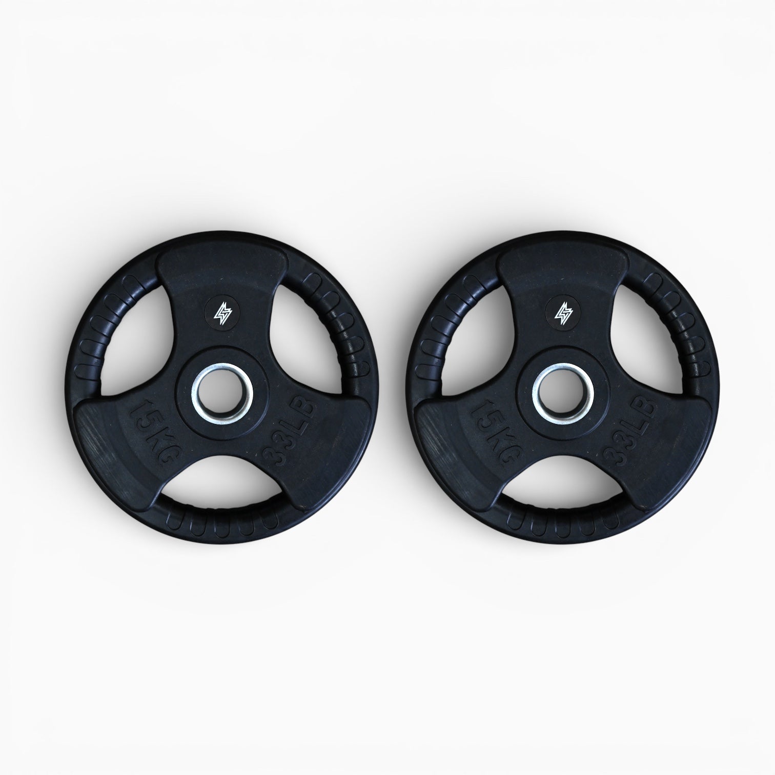 Durable Tri-Grip Olympic Weight Plates | Ergonomic & Easy To Handle