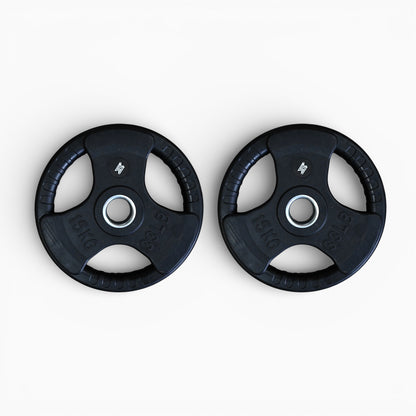 Durable Tri-Grip Olympic Weight Plates | Ergonomic & Easy To Handle