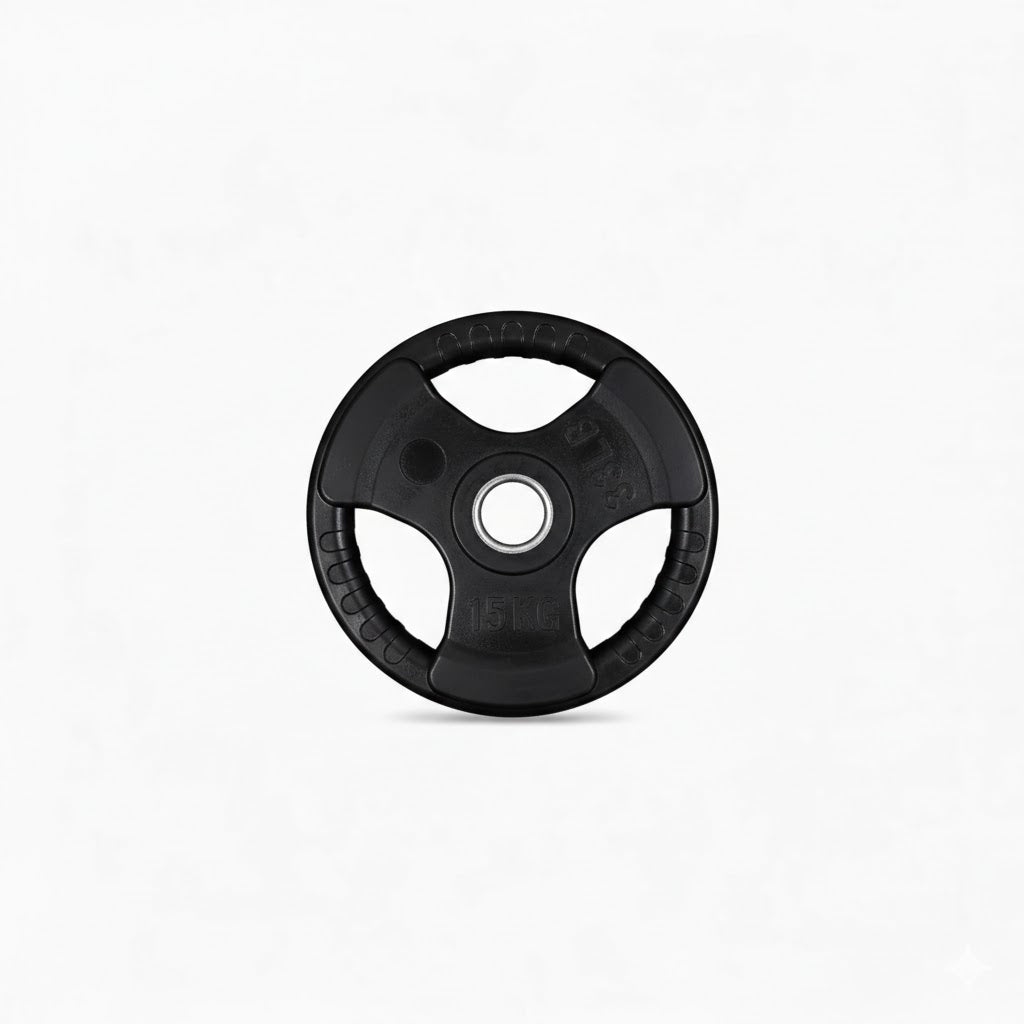 Durable Tri-Grip Olympic Weight Plates | Ergonomic & Easy To Handle