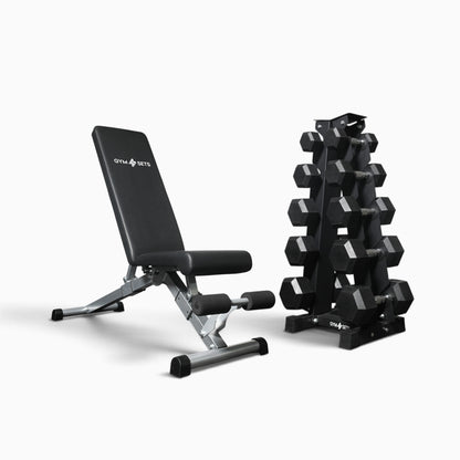 5 & 6 Tier Hex Dumbbell Tree Rack