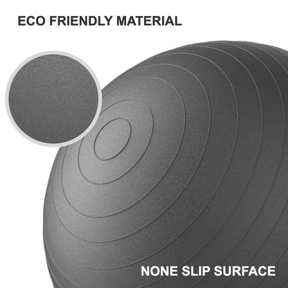 GymSets 65cm Yoga & Exercise Ball – Durable, Non-Slip, Premium Quality