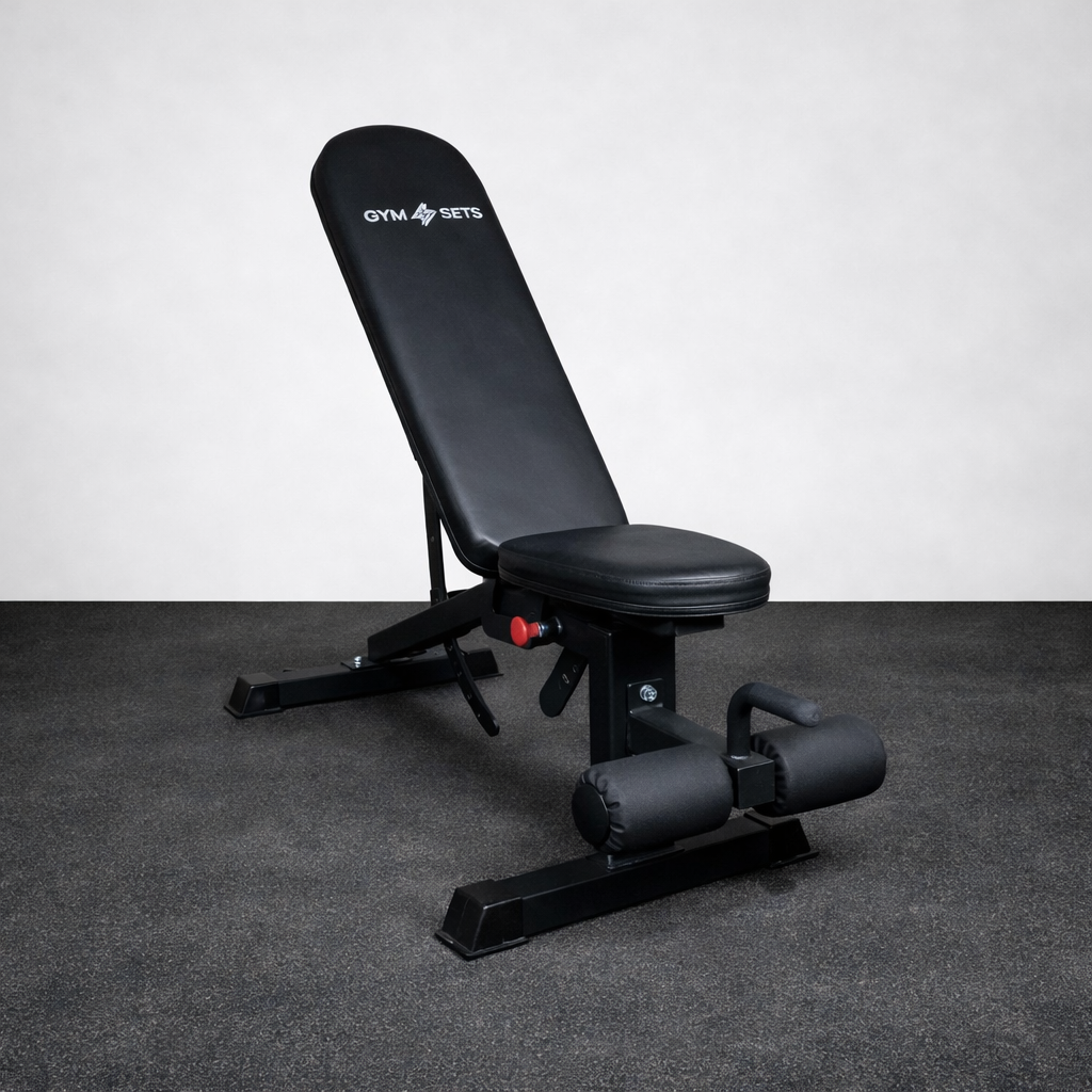 GymSets Adjustable Commercial Heavy-Duty Weight Bench