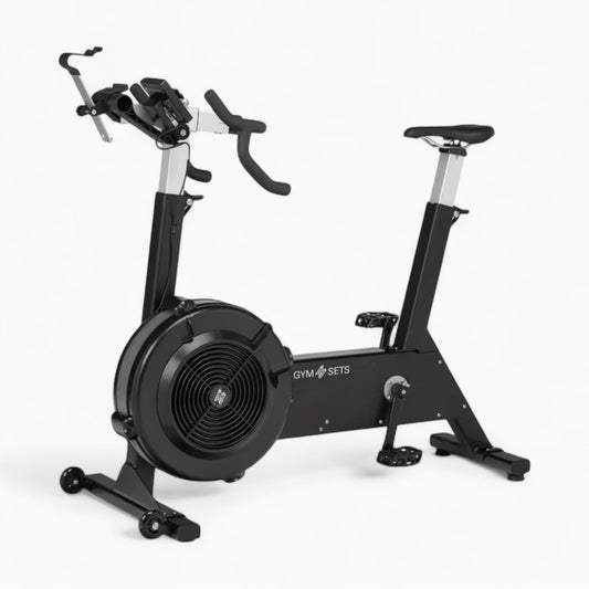 GymSets Bike Erg – Adjustable Aluminum, Quiet Belt Drive, Flywheel