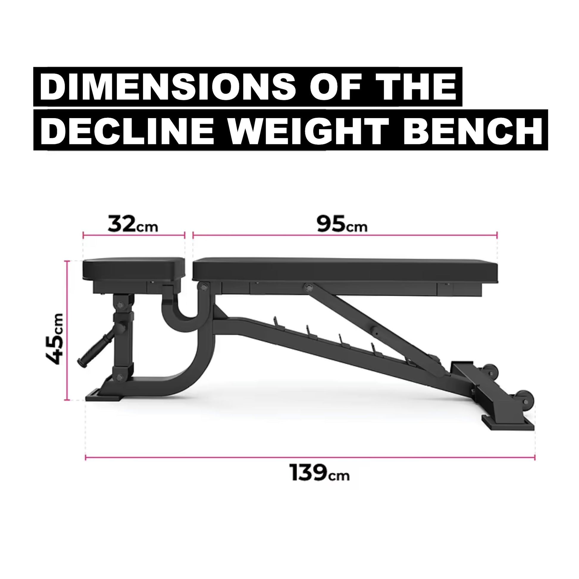 GymSets Commercial Curved Adjustable Weight Bench