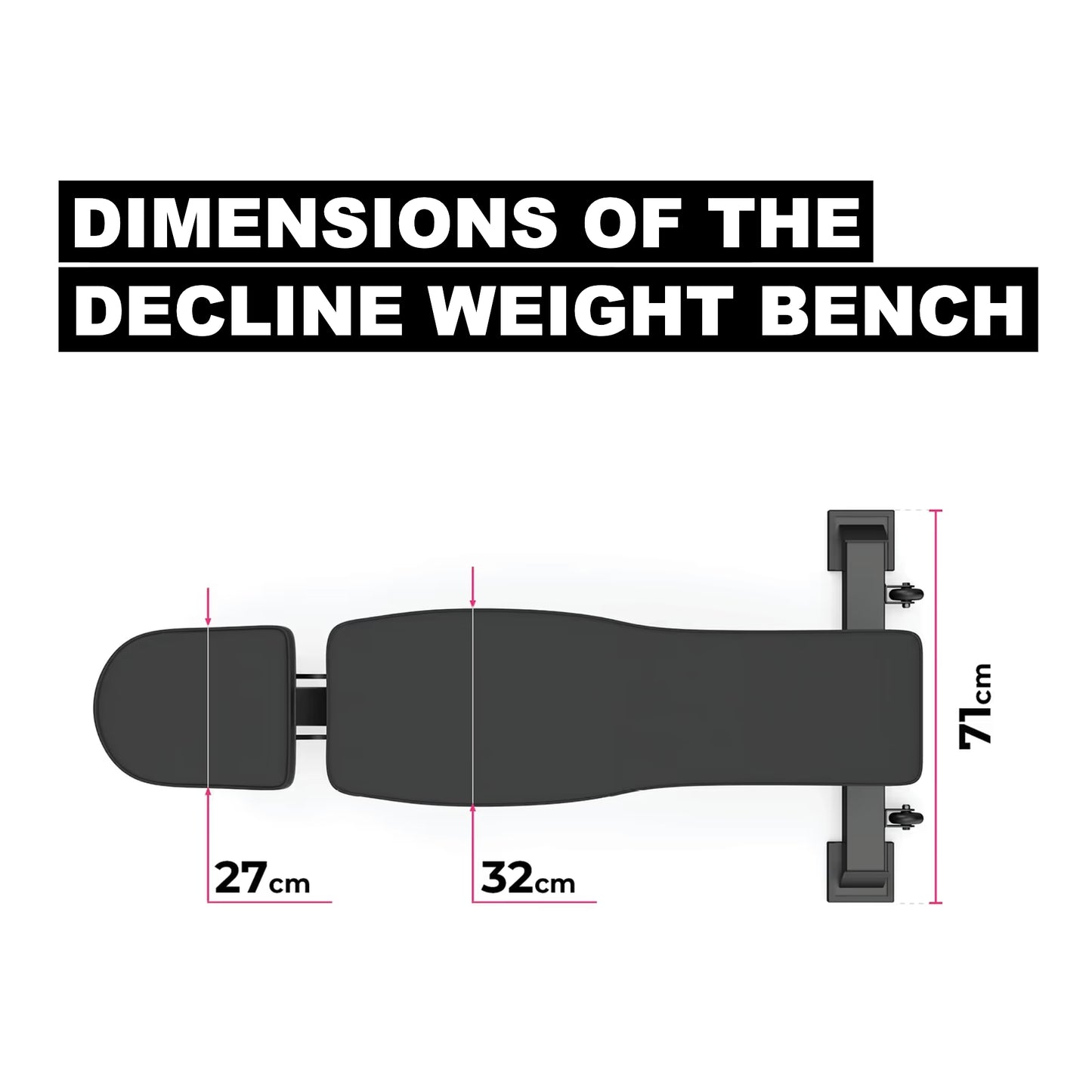 GymSets Commercial Curved Adjustable Weight Bench