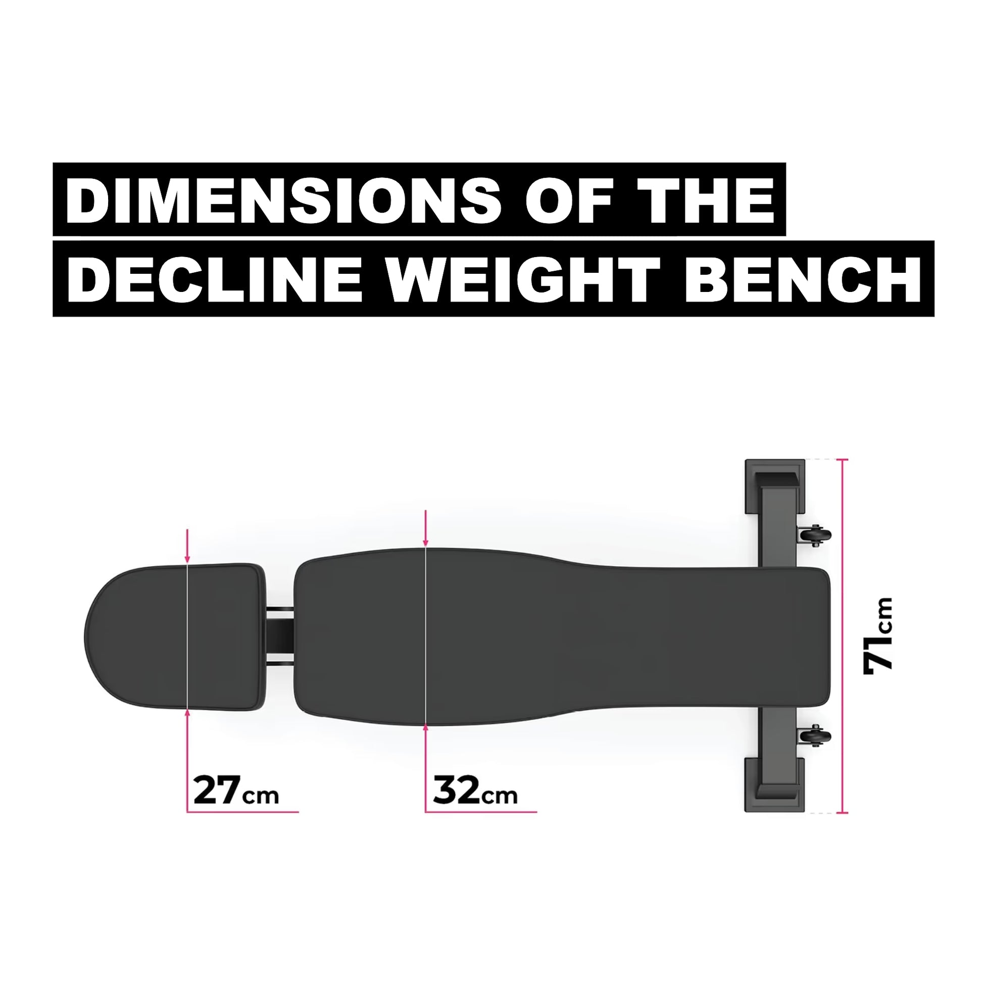GymSets Commercial Curved Adjustable Weight Bench