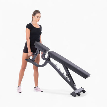 GymSets Commercial Curved Adjustable Weight Bench