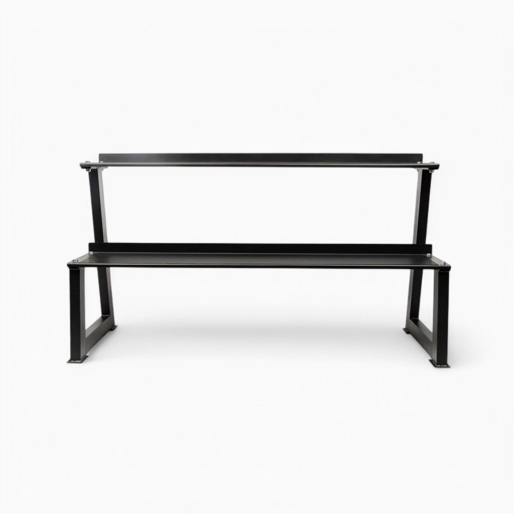 GymSets Commercial Kettlebell Rack – 2-Tier Heavy-Duty Storage