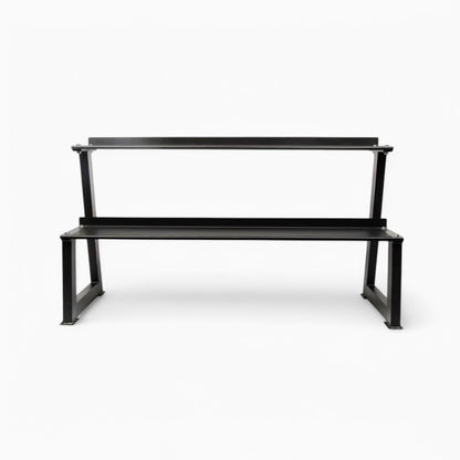 GymSets Commercial Kettlebell Rack – 2-Tier Heavy-Duty Storage