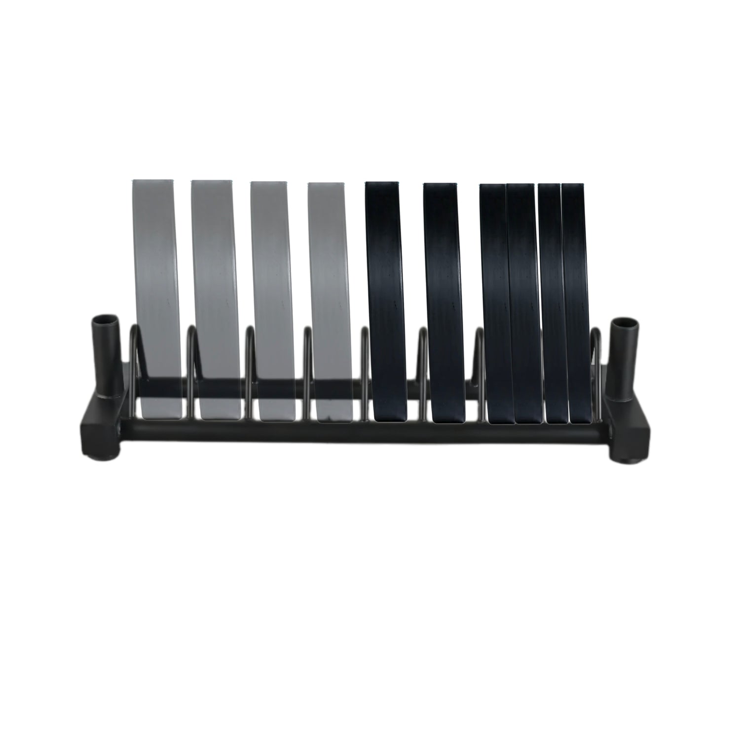 GymSets Compact A-Frame Weight Plate Rack – Steel 1-Inch Storage