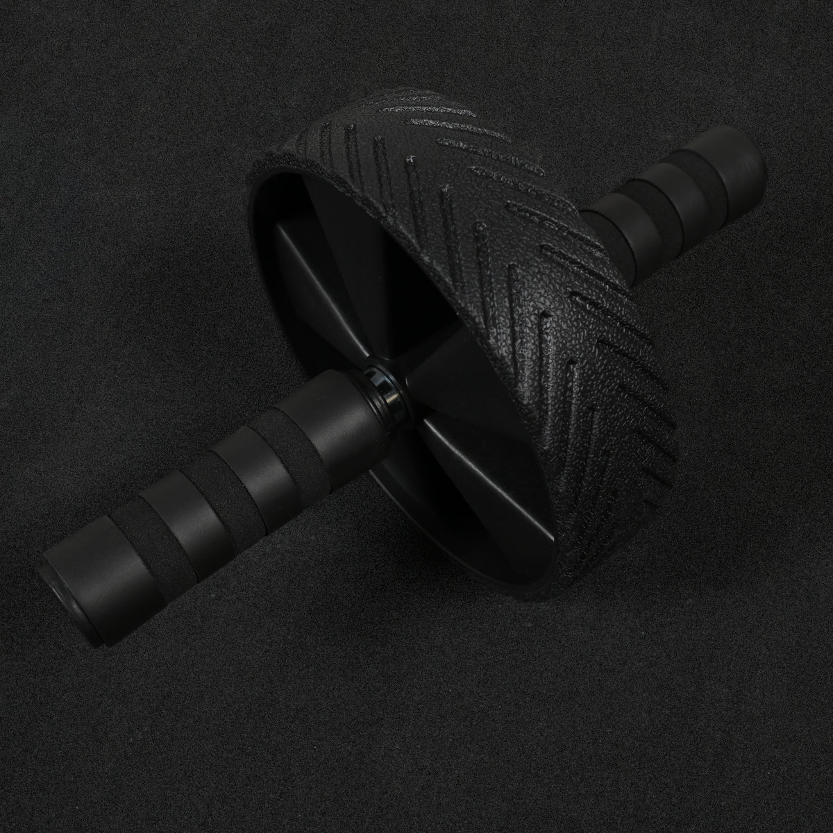 GymSets Double Wheel Ab Roller With Knee Support Mat