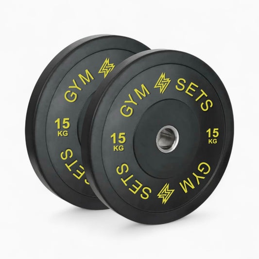 GymSets Durable Olympic Colored Bumper Plates For Strength Training