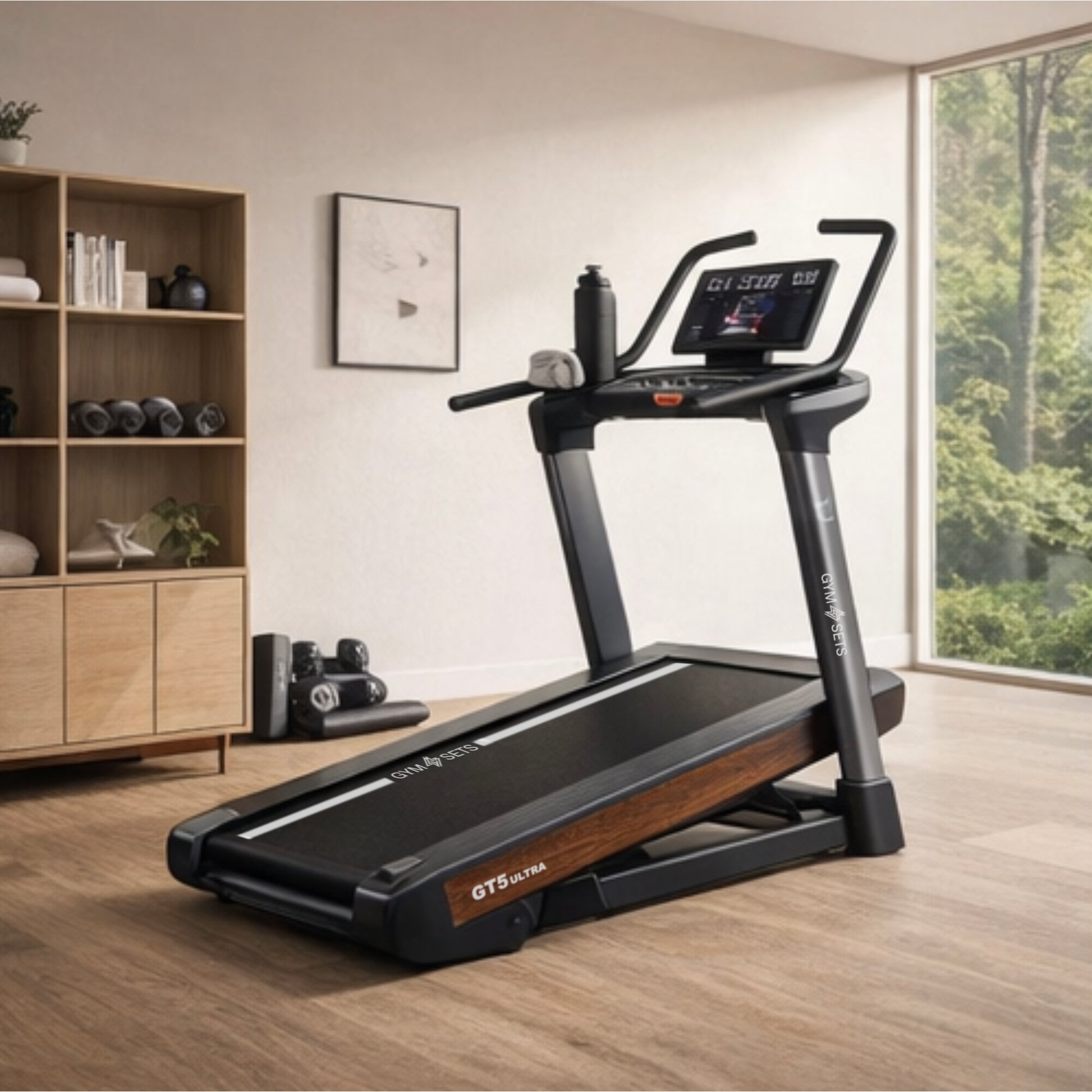 GymSets GT5 Ultra Treadmill – Incline Running Machine at Home Gym