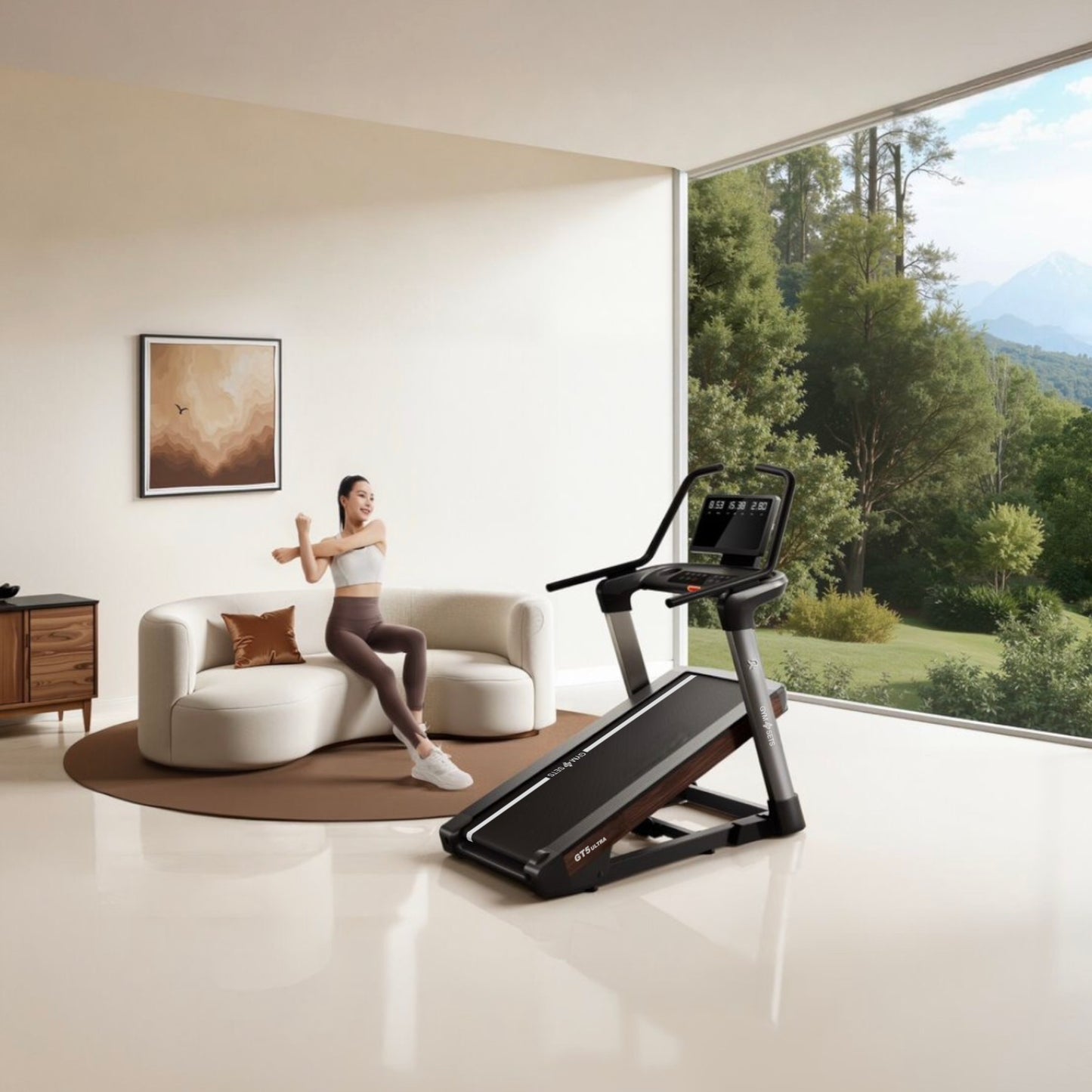 GymSets GT5 Ultra Treadmill – Incline Running Machine at Home Gym