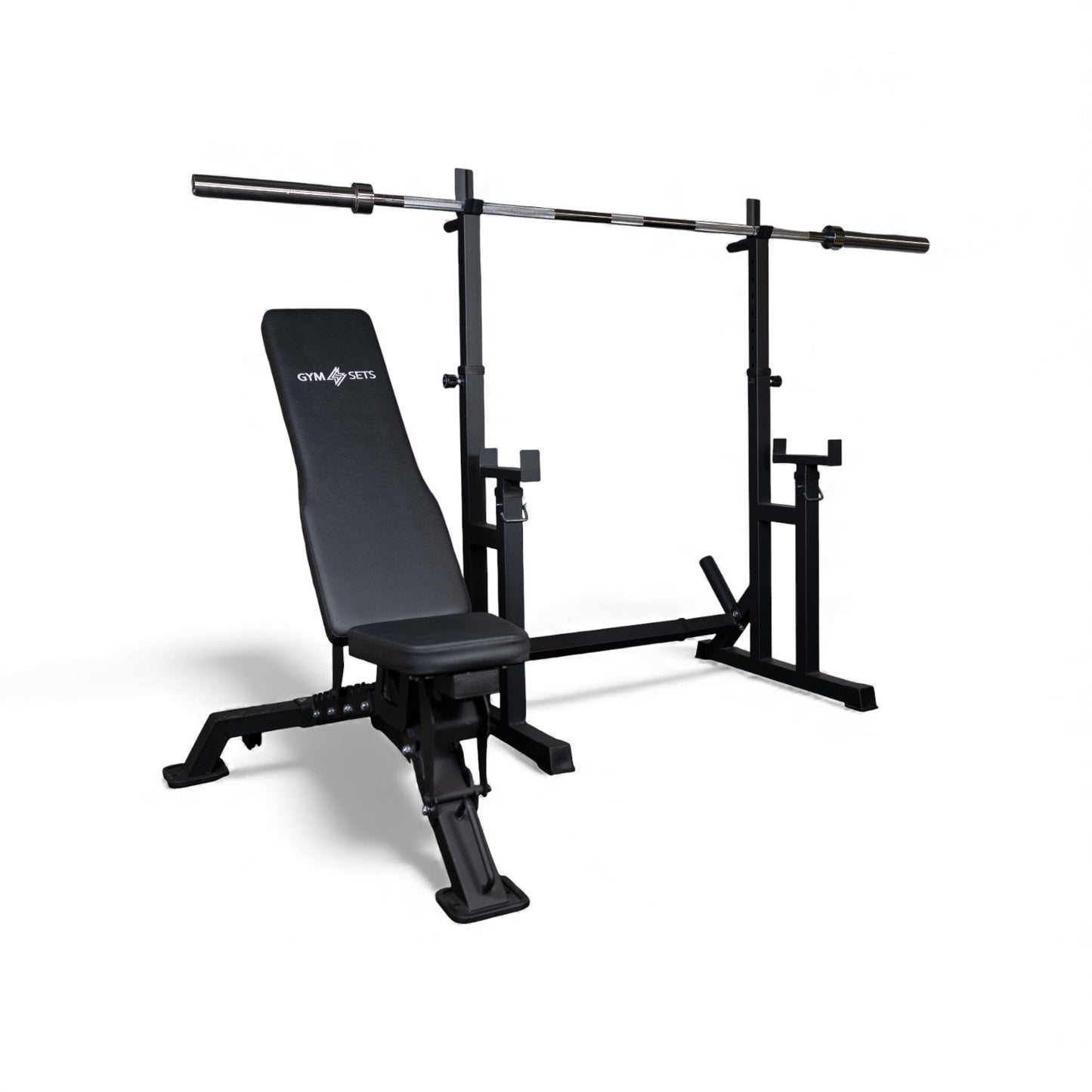 GymSets Heavy Duty Adjustable Squat Rack 2.0 With High Load Capacity