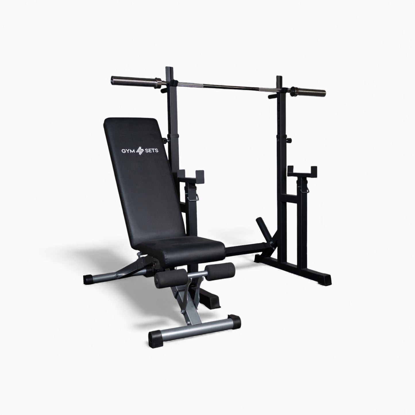 GymSets Heavy Duty Adjustable Squat Rack 2.0 With High Load Capacity