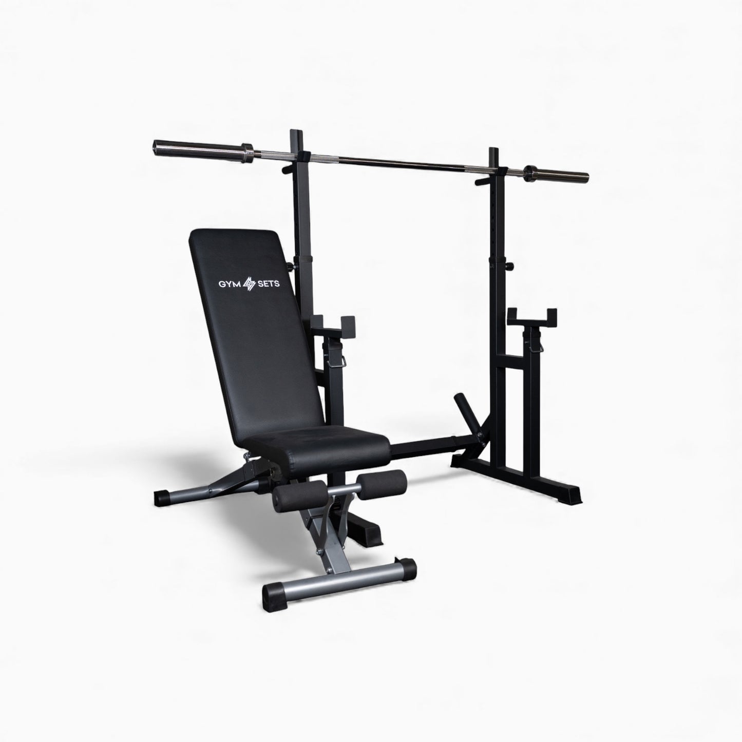 GymSets Heavy Duty Adjustable Squat Rack 2.0 With High Load Capacity