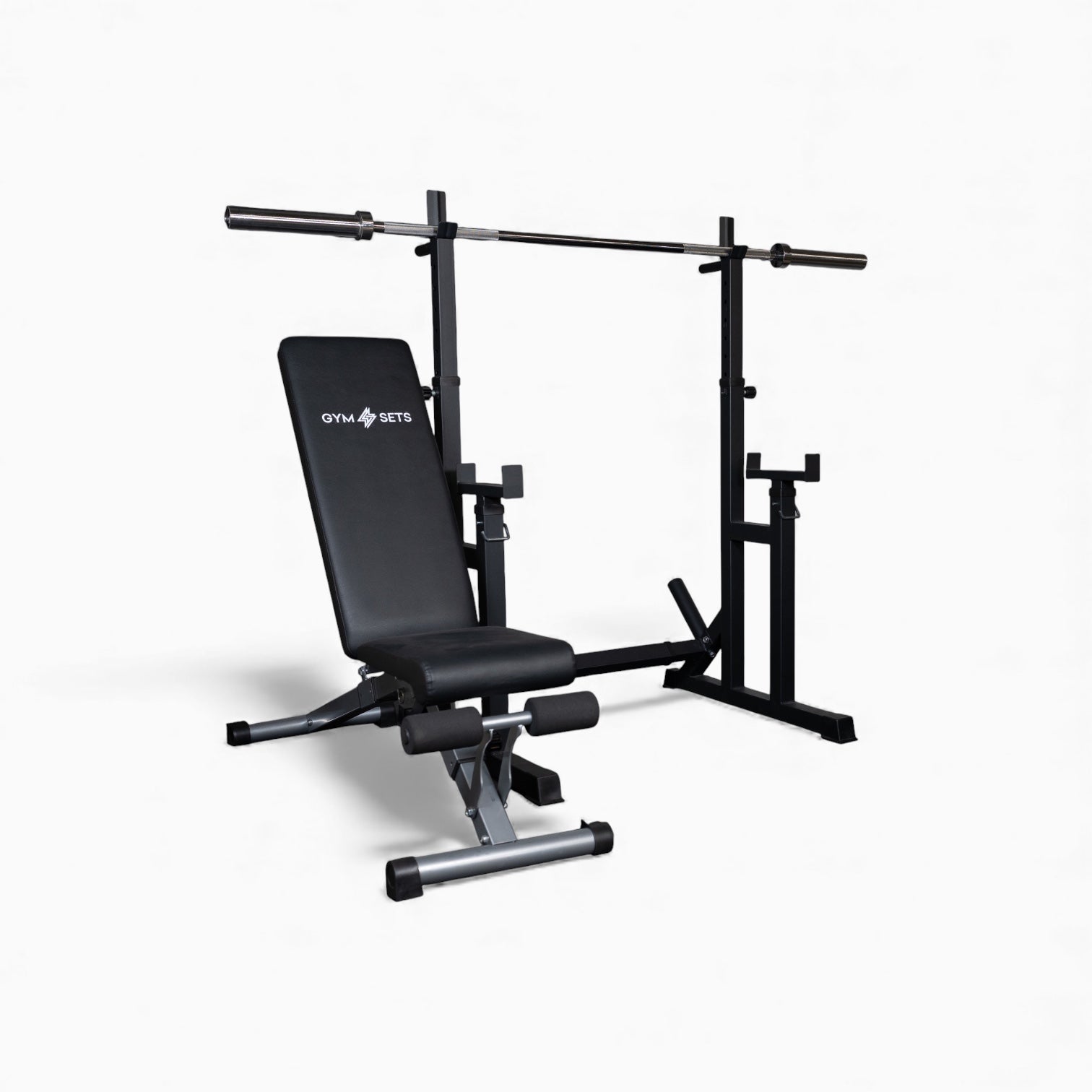 GymSets Heavy Duty Adjustable Squat Rack 2.0 With High Load Capacity