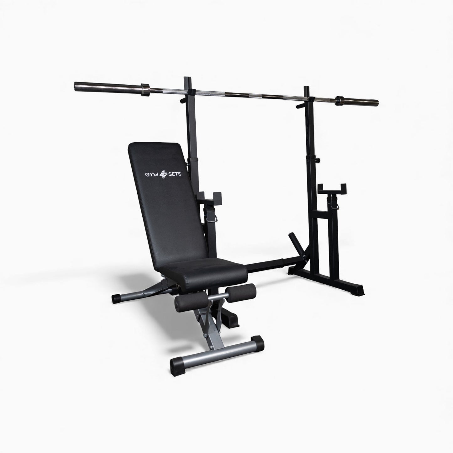 GymSets Heavy Duty Adjustable Squat Rack 2.0 With High Load Capacity